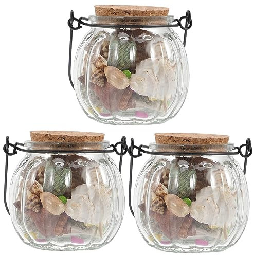 Alipis 3stücke Mini Wishing Bottles Mit Muscheln Kleine Glasflaschen Für Dekoration Und Für Junge Mädchen Und Themen Mit Korkverschluss