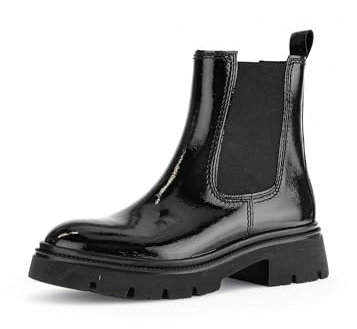 Gabor Damen Chelsea Boots, Frauen Stiefeletten,Best Fitting,uebergangsschuhe,uebergangsstiefel,Schlupfstiefel,Winterschuhe,schwarz,37.5 EU / 4.5 UK