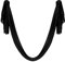 Active Silk Aerial Yoga Swing Hammock Kit for Improved Yoga Inversions Flexibility & Core Strength (Black)