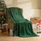 MIULEE Kuscheldecke Flauschig Fleecedecke Decke Tagesdecke Sofadecke Flanell Einfarbig Wohndecken Warm Weich Überwurf Mikrofaser Blanket Für Bett Sofa Schlafzimmer 50x60 Inch 125x150 cm Dunkelgrün