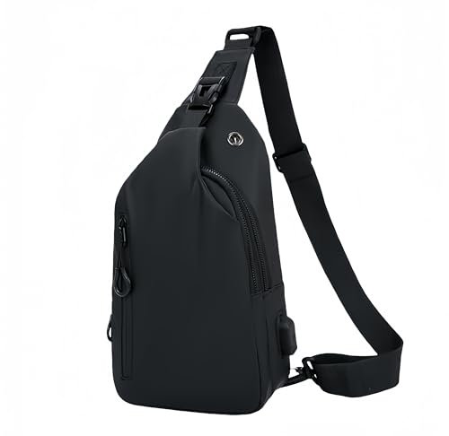 LEXICANMHS Umhängetasche Klein Herren Damen,Schultertasche Messenger Bag,Sling Crossbody Bag für Männer und Frauen,Shoulder Crossbag Brusttasche Damen Crossbody Handytasche