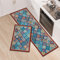ABCDipper Ensemble de Tapis de Cuisine Antidérapants 2 Pièces, Tapis de Sol de Cuisine Lavable pour Bureau, Buanderie, Chambre, Couloir, Salle à Manger et Entrée
