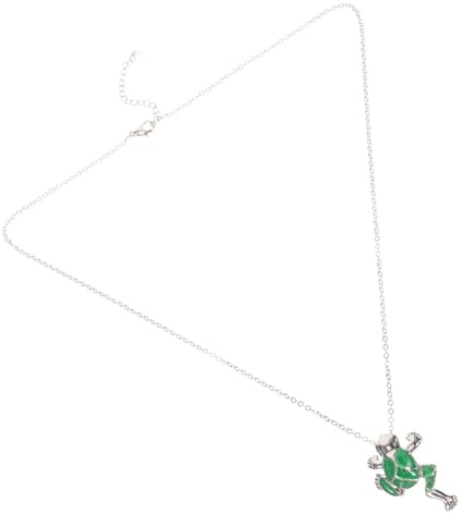 VALICLUD Frosch Anhänger Halskette Für Frauen Tier Schmuck Für Frauen Und Mädchen Stabile Und Kreative Kette Leicht Und Vielseitig Für Besonderen Anlässen