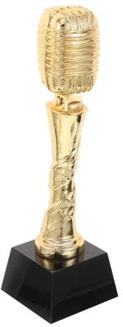 BESPORTBLE Musik-trophäe in Mikrofonform Für Gesangswettbewerbe, Mikrofon-Auszeichnung, Karaoke-Party, Dekoration, Musikleistung, Trophäe, Requisite