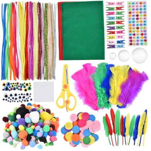 jojofuny 1 Satz Diy-material Bastelbedarf Zum Selbermachen Bastelmaterial Selber Machen Bastelmaterial Für Diy Bastelset Für Vorschul-bastelset Bastelbedarf Für Feder