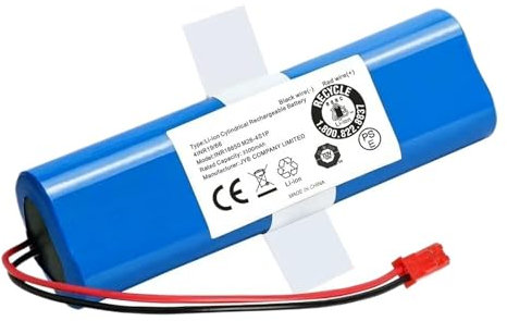 Batterie 14,4 V 6,8 Ah 12,8 Ah, Compatible Avec Les Aspirateurs Robots Ilife V5 V5s V50 V8s V3s Pro X750, Batterie Rechargeable 14,8 V(2600mAh-14.4V)