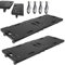 XMTECH 4er Möbelroller Transportroller 150 kg Tragkraft – Gummirollen Rollbrett Transporthilfe Umzugshelfer mit 4 Gummiseilen, erweiterbar & koppelbar, 52x39 cm, Schwarz