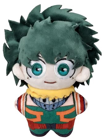 DEXSHUN Midoriya Izuku Kissen Anime MHA Figuren Weiche Pillow Schlüsselanhänger Sofa Dekoration Ornamente Geschenk 10cm