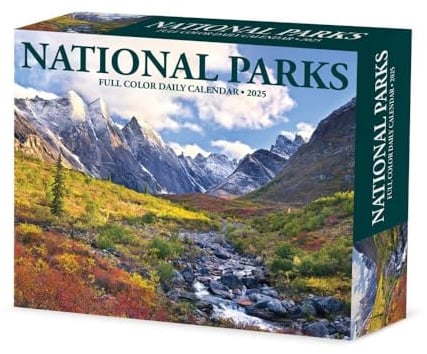 National Parks 2025 6.2 X 5.4 Box Calendar
