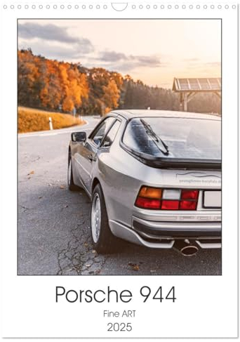 Porsche 944 - Fine Art (Wandkalender 2025 DIN A3 hoch), CALVENDO Monatskalender: Hochwertige Aufnahmen eines 89er Porsche 944 (CALVENDO Technologie)