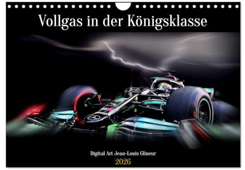 Vollgas in der Königsklasse (Wandkalender 2026 DIN A4 quer), CALVENDO Monatskalender: Motorsport in kreativer Optik (CALVENDO Mobilitaet)