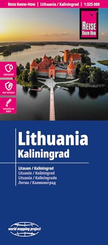 Reise Know-How Landkarte Litauen und Kaliningrad | Lithuania and Kaliningrad (1:325.000): reiß- und wasserfest (world mapping project)