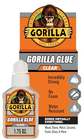 Gorilla Clear Glue, All Purpose, 1.75 oz Bottle