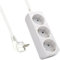 Ewent EW3958 Steckdosenleiste 3 Schuko-Steckdosenleiste 45°, 3680 W, 250 V, weiß