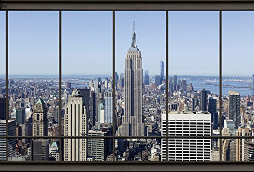 Scenolia Fototapete Poster-Tapete PENTHOUSE NEW YORK 4x2,70m Dekorative XXL Qualität HD