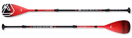 Aquamarina Unisex – Erwachsene Paddle Carbon Pro Paddel, Schwarz Rot, Uni