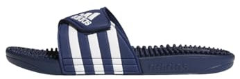 adidas Unisex Adissage Slides, Dark Blue/Cloud White/Dark Blue, 15 UK