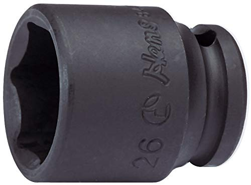 Hans - 1/2 Zoll Kraft-Steckschlüssel-Einsatz/Schlagschrauber-Nuss/Steck-Nuss/Kraft-Nuss (36 mm / 6-kant)