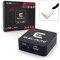 Interface USB MP3 FLAC - Auxiliaire pour Voiture Audi, Seat, Skoda, Volkswagen avec Prise QUADLOCK | Chargeur | Prise Jack | Boitier encastrable Invisible | Accessoire autoradio | Adaptateur Clé USB
