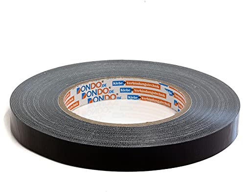 Panzertape Dontex-Pro Universal Gewebeband Gewebeklebeband Gewebeverstärktes Ductape schwarz 15mm x 50m