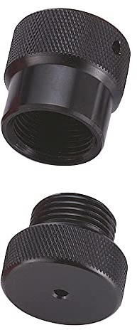 TECNOMAR TAPON DIN Aluminio (Juego Grifo y regulador), Adultos Unisex, Multicolor (Azul), Talla Única