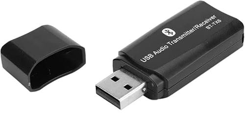 Ricetrasmettitore 2 in 1 Bluetooth 5.0 2 in 1 Adattatore con 3.5mm AUX Wireless Bluetooth Adattatore Audio, Plug And Play,per TV/PC/Autoradio/Telefoni