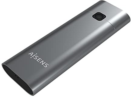 AISENS - ASM2-021GR - Boîtier Externe pour M.2 SSD NVME A USB3.2 GEN2, Gris