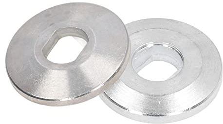 2 Pièces Machine de Découpe Plaque de Pression Carbure cémenté Bloc de Roulement Scie à Onglets Bagues D'arbre pour Scie à Onglets en Aluminium 10in