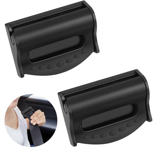 talifoca 2 PCS Regolatore Della Cintura Di Sicurezza Dell'Auto,Clip di Posizionamento per Cintura di Sicurezza,Clip Della Cintura Di Sicurezza Dell'Auto,Clip Di Regolazione Della cinture di sicurezza