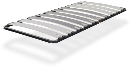 i-flair Lattenrost Deck 80x200 cm - Stabiler Metall-Lattenrahmen mit Breiten Latten für alle Betten und Matratzen geeignet