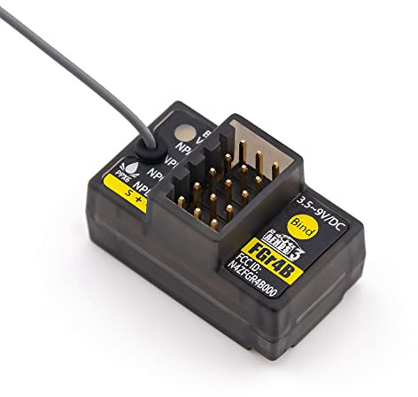 MLRPGO Flysky FGr4B 2.4G 4CH AFHDS3 Micro Receiver for RC Car Boat | PWM PPM i-bus S.BUS Output For PL18 NB4 Lite Supports All AFHDS3 Transmitter