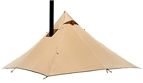 Heiße Zelte für Camping, Campingzelte und -unterstände | Camping Hot Tipi Trekking Familienzelt,Kuppel-Campingzelt mit Rauchrohrfenster, Tipi-Warmzelte zum Wandern, Rucksackreisen