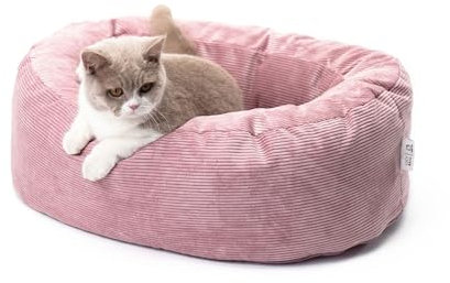 LucyBalu X Hello Kitty Dinghy Katzenbett Waschbar für Kleine & Große Katzen | Schlafplatz | Katzenkissen | Katzensofa | Kuschelbett | Bettchen | Couch | Liegeplatz | Rosa