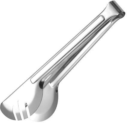 Stainless Steel Kitchen Tongs, Kitchen Tongs for Cooking, Toast Tongs, Anti-scald Cooking Tongs, Clip Scissors, Non-Slip Cooking Tongs, Food Safe Serving Tongs for Bread, Pasta, BBQ