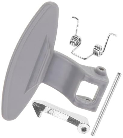 ANDRESLAD 4pcs Metal Washing Machine Handle Replacement Compatible Drum Washing Machine Door Lock Parts Drum Washer Handle Set for Home Laundry