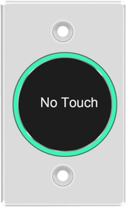 Jrifedptry Tuya - Interruptor inteligente WiFi para puerta de salida pulsador de liberación sin tocar inducción infrarroja para control de acceso control remoto A