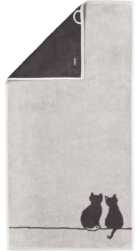 Handtücher Cute Cats Edition You & Me 6263 Platin/Basalt - 70