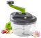 LULUWA Hachoir Manuel 520ml, Multi-oignons Déchiqueteuse de Légumes Cuisine Déchiqueteuse à L'ail Déchiqueteuse pour Légumes Fruits (Sans mélangeur d'oeufs) (520ml)