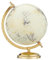 Abbott Collection 57-LATITUDE-02 Globus auf Ständer, Metall und Kunststoff, elfenbeinfarben