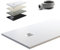 GME Piatto Doccia Ardesia 120 x 80 cm - Bianco