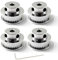 pulley 40 teeth zahnriemenscheibe 12mm bohrung umlenkrollen für seile 8mm 3D Drucker Zahnriemen Rolle Packung mit 4 (Schraubenschlüssel enthalten)