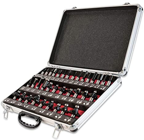 LUMBER JACK 35 Piece Router Cutter Set 1/2 Shank TCT Tungsten Carbide Tipped