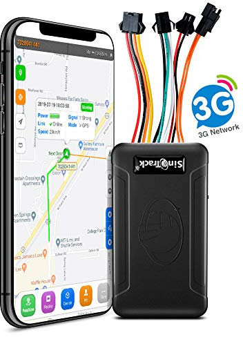 SinoTrack Traceur GPS 3G pour véhicules, localisateur de Voiture ST-906W - Traceur GPS en Temps réel pour Voiture et Moto avec Bouton SOS et Voix de Micro, Support Logiciel pour iOS et Android à Vie