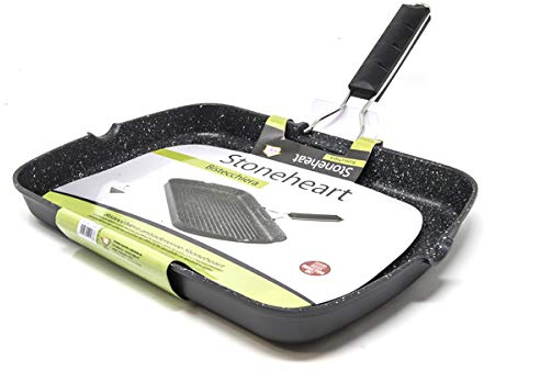 Baoer SO.DI.FER VFS36 Poêle grill, aluminium