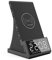 Réveil avec Qi Wireless Charging, Haut-Parleur sans Fil De Charge Réveil LED Bluetooth sans Fil avec Station De Chargement USB Radio FM Support Chargeur Rapide