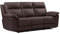 Vente-unique-Relaxsofa 3-Sitzer - Büffelleder - Braun - PAKITA