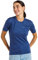Merino.tech 100% Merino Shirt Damen Wandern - Merinowolle Tshirt Damen Kurzarm - Sport Thermo Unterhemd - Natürlich Weich Unterwäsche (Small, Chicago Blues Crewneck)