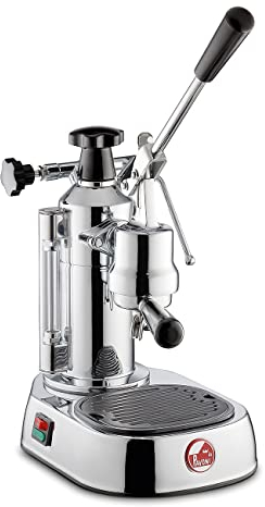 Smeg La Pavoni LPLELQ01EU, Macchina espresso Europiccola Lusso, Chrome/noir