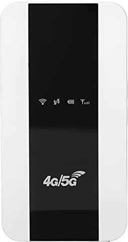 Sxhlseller Mobiler Hotspot, Mobiles Auto WLAN, Drahtloses WLAN Gerät, Drahtlose Internet Router Geräte, Unterstützte SIM Karte, für Desktops, Laptops, Reiseparty, Selbstfahrerreisen(M10-3)