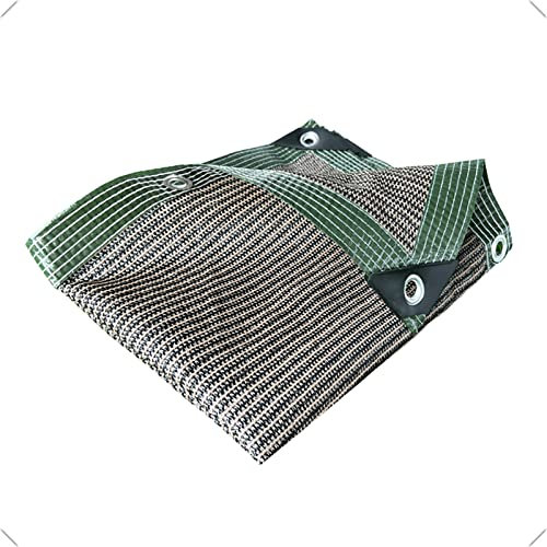 Filet Ombrage Jardin en Rouleau, Toile D Ombrage Impermeable, Filet Anti Chaleur Filet D'ombrage, pour Cour Extérieure Balcon Jardin Couverture Serre,brun-3x3m